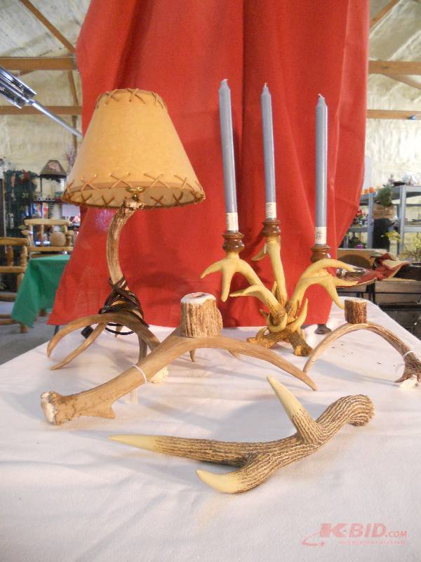 lot 13 image: Antler Dcor