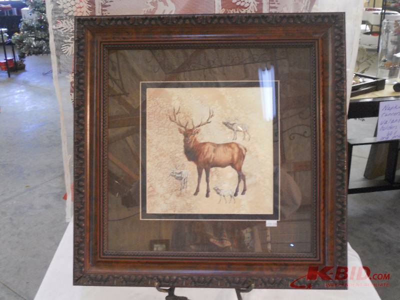 lot 29 image: Elk Art Pring