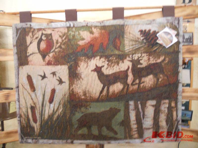 lot 68 image: Forrest Animal Tapestry