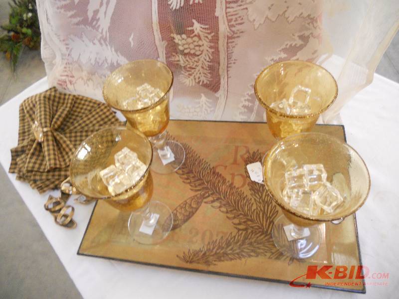 lot 80 image: Rustic Cocktail Hour Set