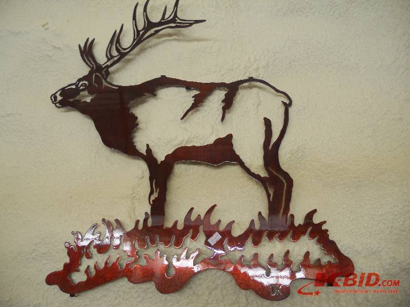 lot 146 image: Metal Animal Art Work