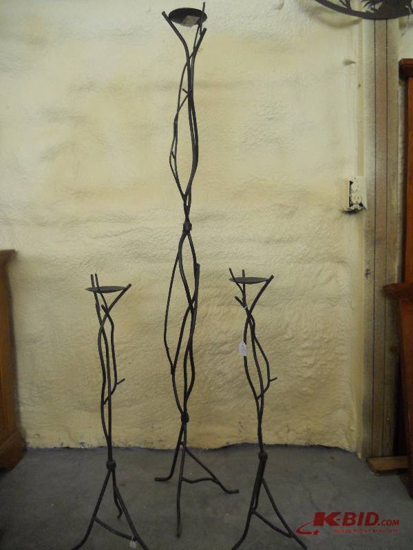lot 148 image: Iron Candle Holder