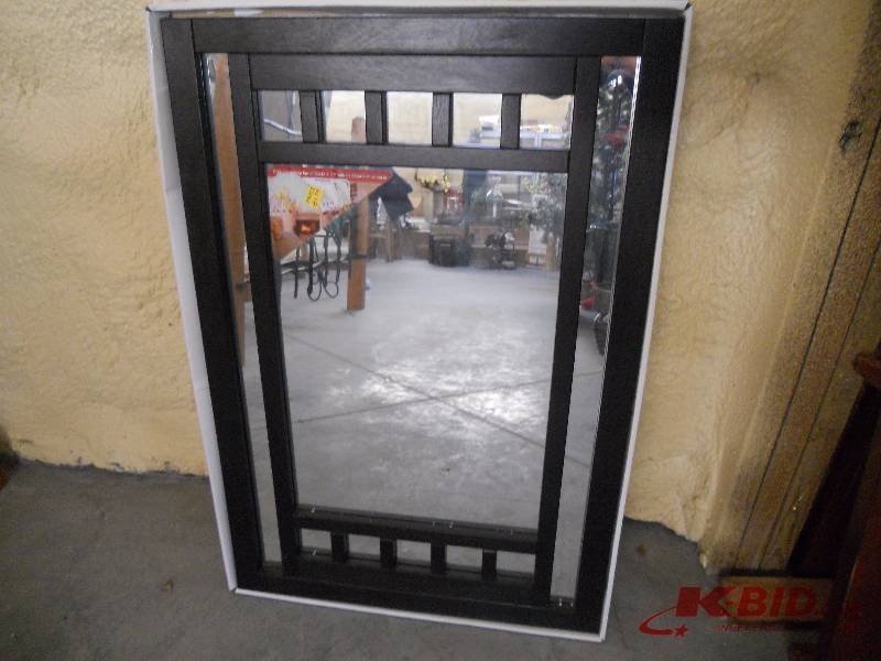 lot 150 image: Mission Style Mirror