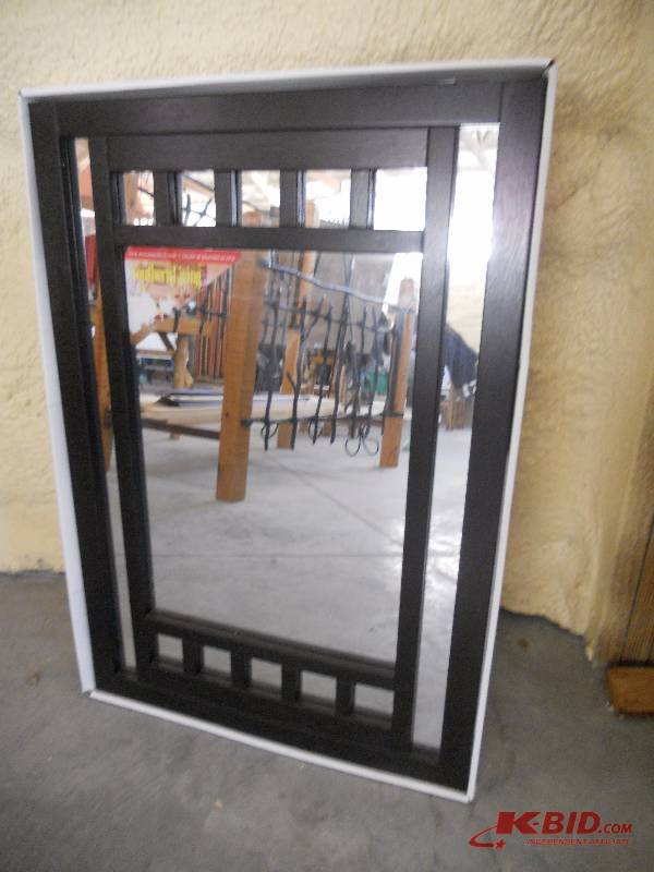 lot 151 image: Mission Style Mirror