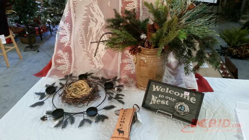 lot 198 image: Welcome to Our Nest Dcor