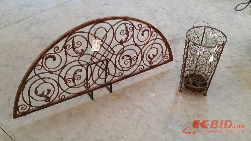 lot 199 image: Wrought Iron Dcor