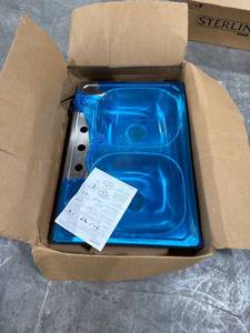 Sterling Middleton 33x22 Top-mount Sink, SS