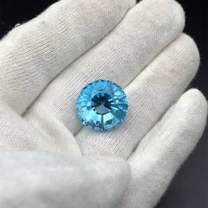 27.65 Carats Swiss Blue Topaz (Fancy Cut) Retail $1,383 VIDEO