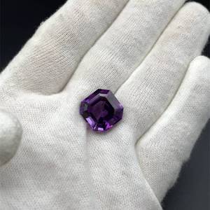 13.15 Carats Natural Deep Purple Amethyst (Cushion Cut) Retail $658 VIDEO