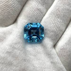 19.61 Carats Electric Blue Topaz (Cushion Cut) Retail $981 VIDEO