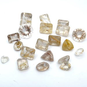 43.78 Carat Rutilated Quartz Parcel VIDEO