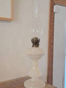 Vintage 22 Kerosene Oil Table Lamp