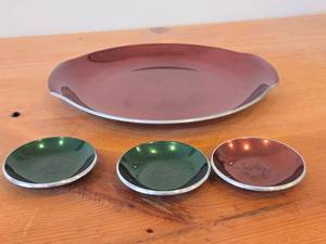 9-12 Dinner Plate and (3) 3D Plates by Olden (Norway)