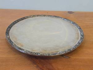 Vintage 1921 W.M. Rogers & Son Victorian Rose 11 14 895-grams (total) Silverplate Serving Plate