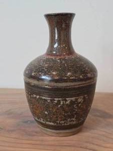 Handcrafted Ceramic Pottery Vase (Signed) 6 x 3 12