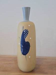 Handcrafted Pottery Vase by Larholm (Norway) #354