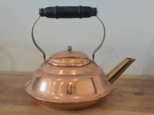 Solid Copper Tea Pot by Copper Craft Guild from Taunton Mass.