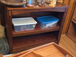 Wooden Bookcase 2-shelf (Vietnam) 34 wide x 12 deep x 30 tall