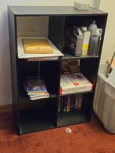 Bookshelf 4-cubbie 24 wide x 11 12 deep x 36 tall