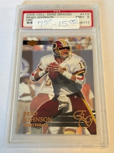 Brad Johnson PSA 9 Mint 2000 Collectors Edge #113 Football Card