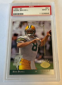 Mark Brunell RC PSA 9 Mint 1993 SP #91 Rookie Football Card