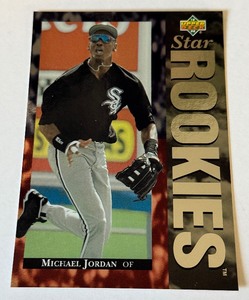 Michael Jordan RC 1994 Upper Deck Star Rookies #19 Oversized Baseball Card