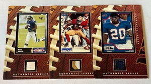 (3) Authentic Jersey Cards - Stokes, Henry, Smith - Topps Total