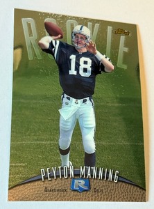 Peyton Manning RC 1998 Topps Finest #2 Oversized Rookie Football Card