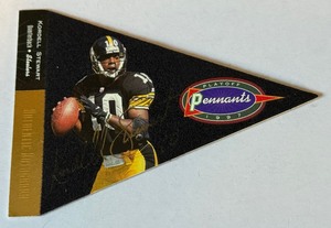 Kordell Steward Auto1997 Playoff Pennans #A1 Football Card