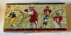Joe Montana 1995 Upper Deck Official Career Card Set