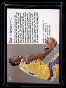 Kobe Bryant RC 1996-97 NBA Hoops #281 Rookie Basketball Card