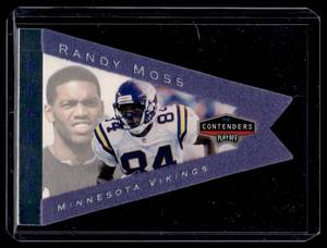Randy Moss RC Die Cut 1998 Playoff Contenders #55 Rookie Minnesota Vikings Football Card