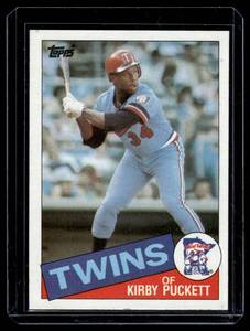 Kirby Puckett RC 1985 Topps #536 Rookie Minnesota Twins Baseball Card