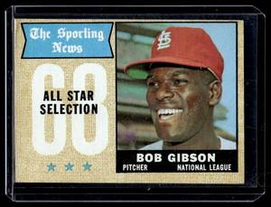 Bob Gibson 1968 Topps #378 Vintage Baseball Card