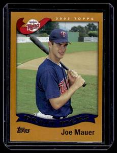 Joe Mauer RC 2002 Topps #622 Rookie Minnesota Twins Baseball Card
