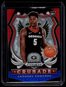 Anthony Edwards RC 2020 Prizm Draft Picks Crusade #81 Rookie Basketball Card