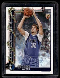 Cooper Flagg RC 2025 Topps Holiday #H161 Rookie Basketball Card
