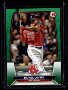 Rafael Deevers Bookend 9999 Green SP 2023 Bowman #31 Baseball Card