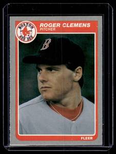 Roger Clemens RC 1985 Fleer #165 Rookie Vintage Baseball Card