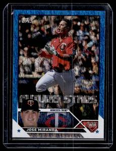 Jose Miranda 999Future Stars 2023 Topps #505 Numbered 736999 Minnesota Twins Baseball Card
