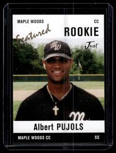 Albert Pujols RC 2000 Just Memorabilia Featured Insert #AP2 Rookie Baseball Card