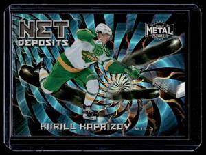 Kirill Kaprizov RC Insert 2020-21 NHL Metal Universe Net Deposits #ND-1 Rookie Minnesota Wild Hockey Card