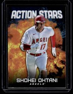 Shohei Ohtani Action Stars Foil Insert 2023 Topps #AS-1 Baseball Card