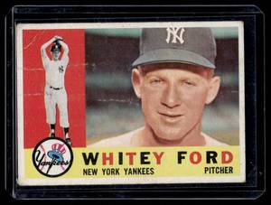 Whitey Ford 1960 Topps #35 Vintage Baseball Card