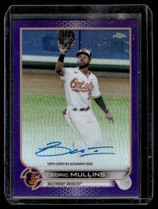 Cedric Mullins Auto 250 2022 Topps Chrome #CVA-CM Numbered 014250 Baseball Card