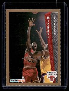 Michael Jordan 1992-93 Fleer #32 Basketball Card