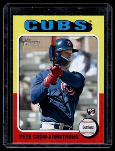 Pete Crow-Armstrong RC 2024 Topps Heritage #177 Rookie Baseball Card