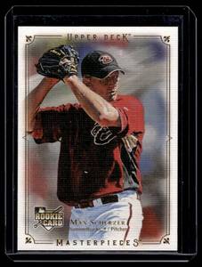 Max Scherzer RC 2008 Upper Deck Masterpieces #5 Rookie Baseball Card