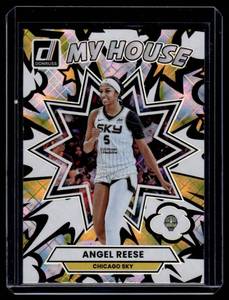 Angel Reese Lazer My House Insert 2025 WNBA Donruss #6 Basketball Card
