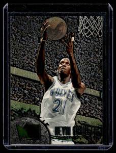 Kevin Garnett RC 1995-96 Fleer Metal #167 Rooki Minnesota Timberwolves Basketball Card